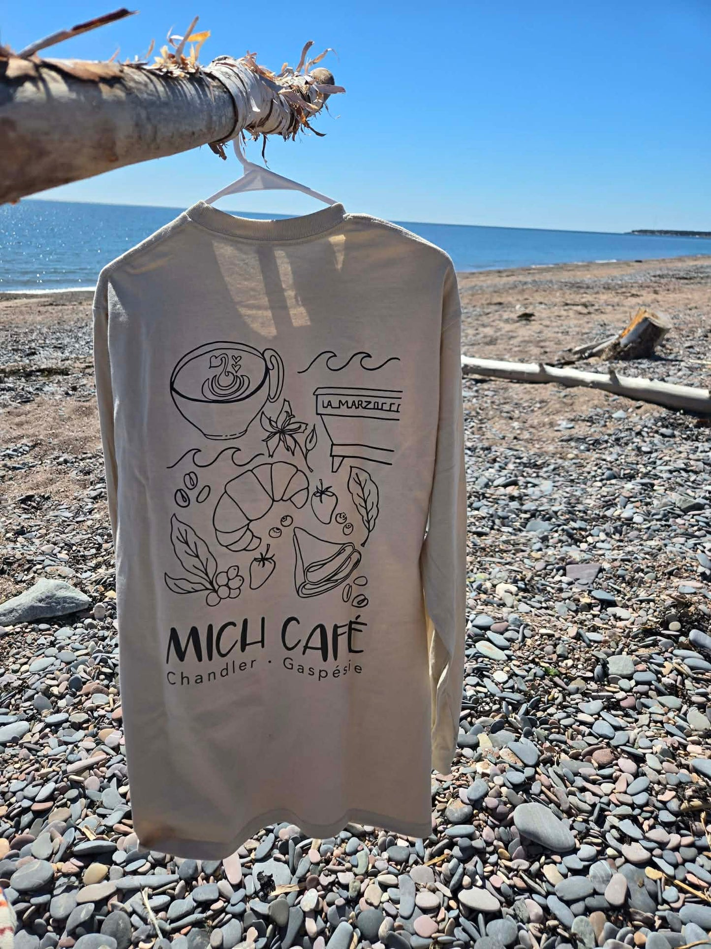 Chandail manche longue – Crêpe & Café