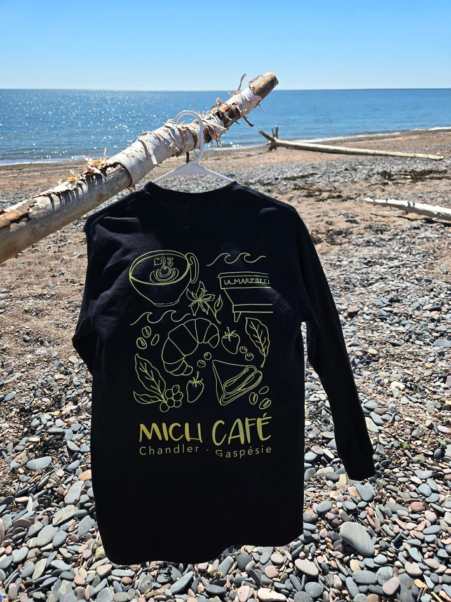 Chandail manche longue – Crêpe & Café