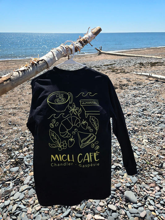 Chandail manche longue – Crêpe & Café